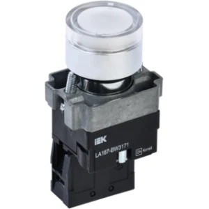 IEK Кнопка управления LA167-BW3171 d=22мм RC 1з с подсветкой белая - BBT20-BW3171-1-12-67-K01 IEK Кнопка управления LA167-BW3171 d=22мм RC 1з с подсветкой белая - BBT20-BW3171-1-12-67-K01