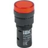 IEK Лампа AD16DS(LED)матрица d=16мм красный 110В AC/DC