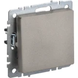 IEK BRITE Выключатель 1-клавишный самовозвратный 10А ВС10-1-4-БрШ шампань