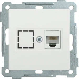 IEK Розетка компьютерная РК11-1-Б RJ45 Cat6 BOLERO белый - EKB16-01-K01 IEK Розетка компьютерная РК11-1-Б RJ45 Cat6 BOLERO белый - EKB16-01-K01