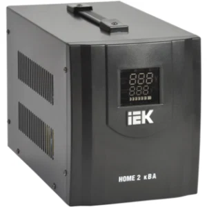 IEK Стабилизатор напряжения переносной HOME 2кВА (СНР1-0-2) - IVS20-1-02000 IEK Стабилизатор напряжения переносной HOME 2кВА (СНР1-0-2) - IVS20-1-02000