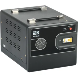 IEK Стабилизатор напряжения переносной HUB 5кВА - IVS21-1-005-13 IEK Стабилизатор напряжения переносной HUB 5кВА - IVS21-1-005-13