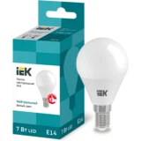 IEK Лампа светодиодная G45 шар 7Вт 230В 4000К E14
