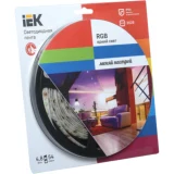IEK Лента светодиодная 5м блистер LSR-3528RGB54-4.8-IP65-12V IEK-eco