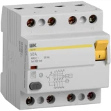 IEK Выключатель дифференциальный (УЗО) ВД1-63 4Р 50А 300мА