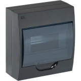 IEK KREPTA 3 Корпус пластиковый ЩРН-П-8 IP41 черный