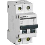 IEK Автоматический выключатель ВА47-29 2Р 32А 4,5кА С GENERICA