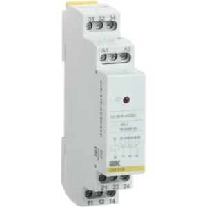 IEK Реле промежуточное модульное OIR 3 контакта 16А 24В AC/DC - OIR-316-ACDC24V IEK Реле промежуточное модульное OIR 3 контакта 16А 24В AC/DC - OIR-316-ACDC24V
