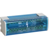 IEK Шины на DIN-рейку в корпусе (кросс-модуль) ШНК 2х15 L+PEN